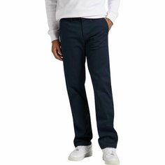 Брюки чинос Lee Men Regular Chino Pants, размер 34/34, cиний