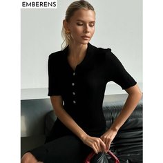 Платье EMBERENS Весна-лето 2025, размер L, черный