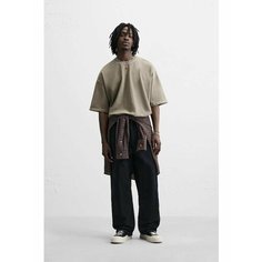 Футболка Zara, размер M, хаки
