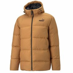 Пуховик PUMA Down Puffer, размер S, коричневый