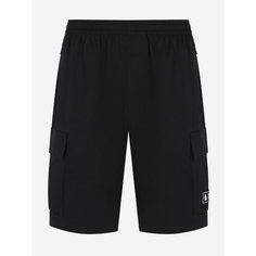 Шорты спортивные Kappa Authentic Mens Cargo Shorts, размер 44/46, черный