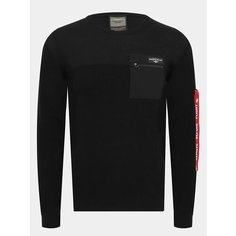 Джемпер Aeronautica Militare, размер XXL, , черный