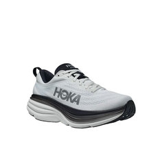 Кроссовки HOKA ONE ONE M BONDI 8, полнота D, размер 44,5RU / EU45,5 / US11D / JPN29, white black