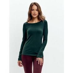 Лонгслив ANGAMI, размер 42, , изумрудный