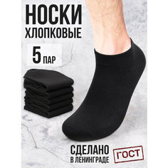 Носки ПАПА ХРЮШЕФФ, комплект, 3 пары, размер 23, черный