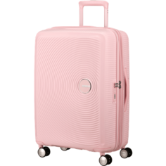 Чемодан American Tourister, 81 л, размер M, розовый