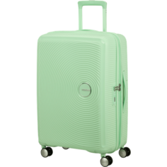 Чемодан American Tourister, 81 л, размер M, зеленый