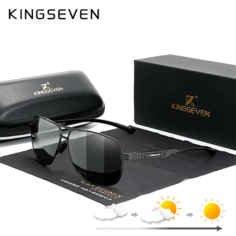 Солнцезащитные очки KINGSEVEN, бесцветный