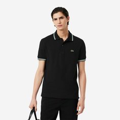 Поло спортивное LACOSTE, размер T5, черный/черный