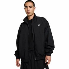 Ветровка NIKE Club Oversized Woven Tracksuit Jacket, размер L, черный