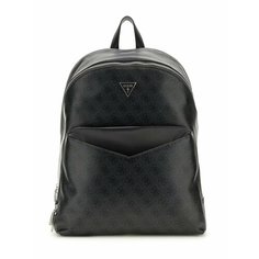 Сумка-рюкзак GUESS, фактура гладкая, black comb