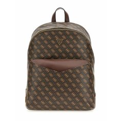 Сумка-рюкзак GUESS, фактура гладкая, коринчевый