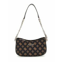 Сумка кросс-боди GUESS, фактура гладкая, коричневый/рыжий