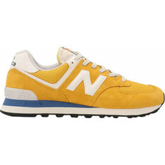 Кроссовки New Balance 574, полнота F, размер 9,5 US, оранжевый