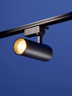 Трековый светильник luazon lighting, tsl-012, 20 вт, 1400 лм, 2800k, черный, свечение теплое белое