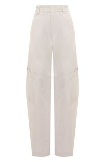 Брюки из хлопка и льна Brunello Cucinelli