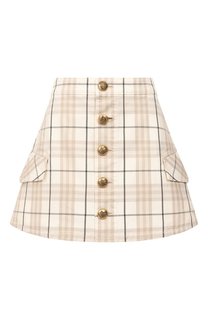 Хлопковая юбка Burberry