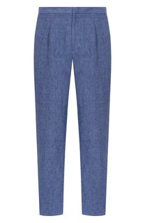 Льняные брюки Emporio Armani