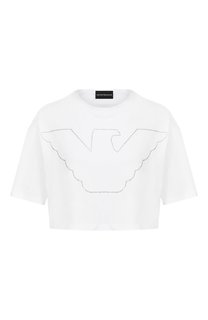 Хлопковая футболка Emporio Armani