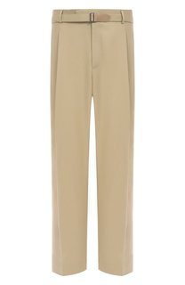 Брюки изо льна и хлопка Brioni