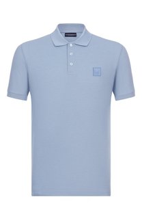 Хлопковое поло Emporio Armani