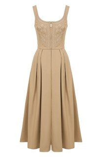 Хлопковое платье Elie Saab