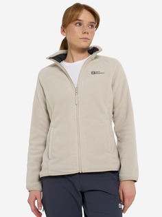 Джемпер флисовый женский Jack Wolfskin Moonrise, Бежевый