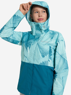 Куртка мембранная женская Columbia Hikebound Printed Jacket, Голубой