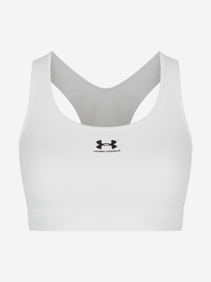 Спортивный топ бра Under Armour Heatgear Mid Padless, Белый