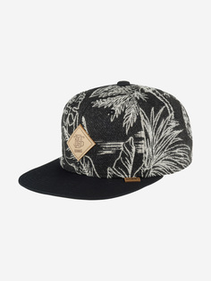 Бейсболка с прямым козырьком DJINNS 6P SB Aloha Couch (черный), Черный Djinns
