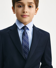 Галстук на резинке синий Gulliver