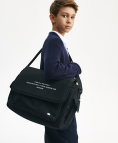 Сумка кросс-боди для мальчика черная Gulliver