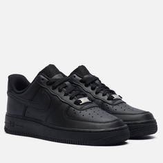 Женские кроссовки Nike Wmns Air Force 1 07, цвет чёрный, размер 36.5 EU