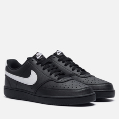 Мужские кроссовки Nike Court Vision Low, цвет чёрный, размер 41 EU