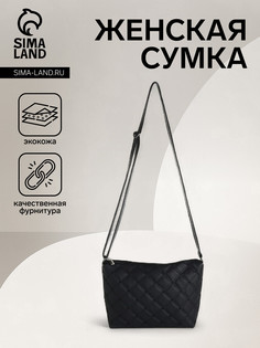 Сумка женская на молнии, цвет черный No Brand