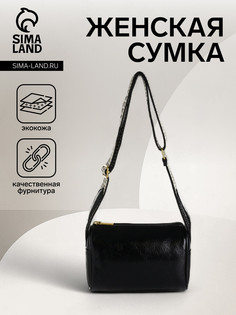 Сумка женская на молнии, цвет черный No Brand