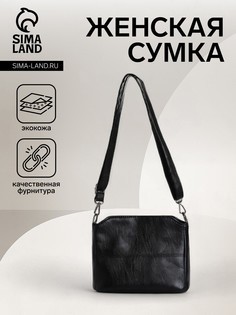 Сумка женская на молнии, цвет черный No Brand