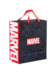 Пакет подарочный, 23х27х11 см, упаковка, мстители Marvel