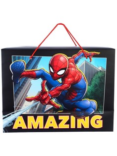 Пакет подарочный-коробка, 40×30×15 см amazing, упаковка, человек-паук Marvel