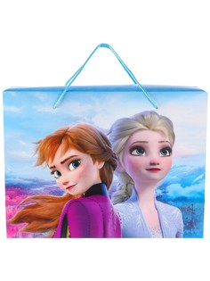 Пакет подарочный-коробка, 40 х 30 х 15 см, холодное сердце Disney