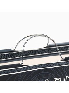 Пакет подарочный под бутылку с тиснением Marvel