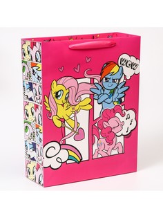 Пакет подарочный, 31х40х11.5 см, упаковка, my little pony Hasbro