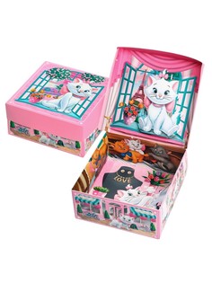 Подарочная коробка с 3д, коты-аристократы, 15 х 15 х 7 см Disney