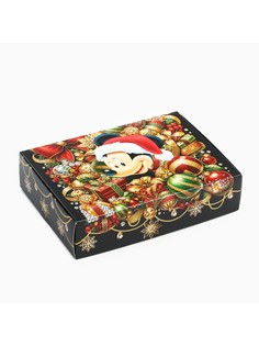 Коробка подарочная, 21х15х5 см, микки маус Disney
