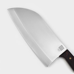 Нож - топорик кухонный средний wild kitchen, сталь 95×18, лезвие 17 см
