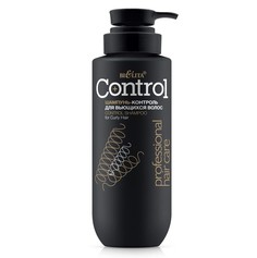 Шампунь-контроль для вьющихся волос 500 мл.(с дозатором) Про.линия HAIR CARE Белита