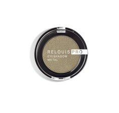 Тени Pro Eyeshadow Metal тон 61 olive khaki RELOUIS
