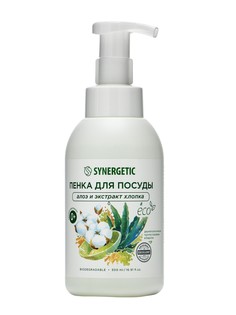 Пенка для мытья посуды synergetic