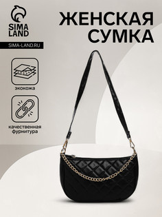 Сумка женская на молнии, цвет черный No Brand