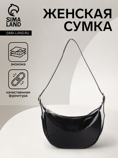 Сумка женская на молнии, цвет черный No Brand